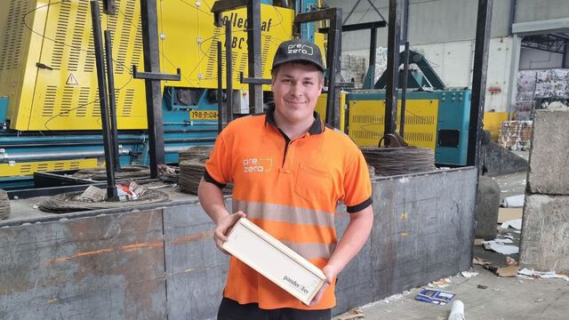 Pascal Herwich, productiemedewerker PreZero Recycling